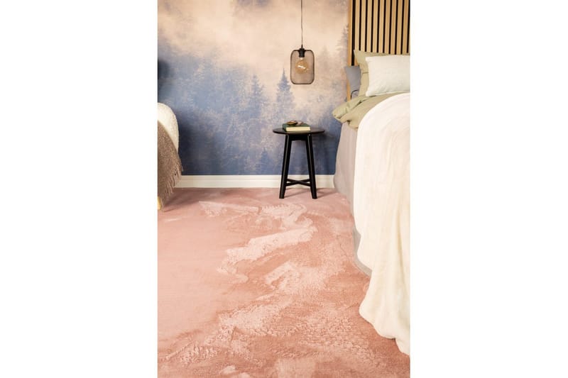 Relax Ryijymatto 200x290 cm - Vaaleanpunainen - Kodintekstiilit & matot - Matto - Moderni matto - Nukkamatto