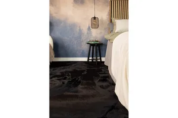 Relax Ryijymatto 240x340 cm - Musta - Kodintekstiilit & matot - Matto - Moderni matto - Nukkamatto