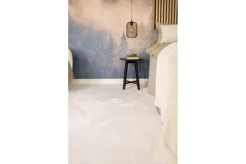 Relax Ryijymatto 240x340 cm - Valkoinen - Kodintekstiilit & matot - Matto - Moderni matto - Nukkamatto