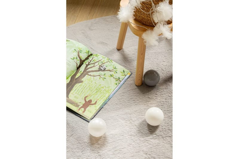 Relax Ryijymatto Rund 120 cm - Beige - Kodintekstiilit & matot - Matto - Moderni matto - Nukkamatto