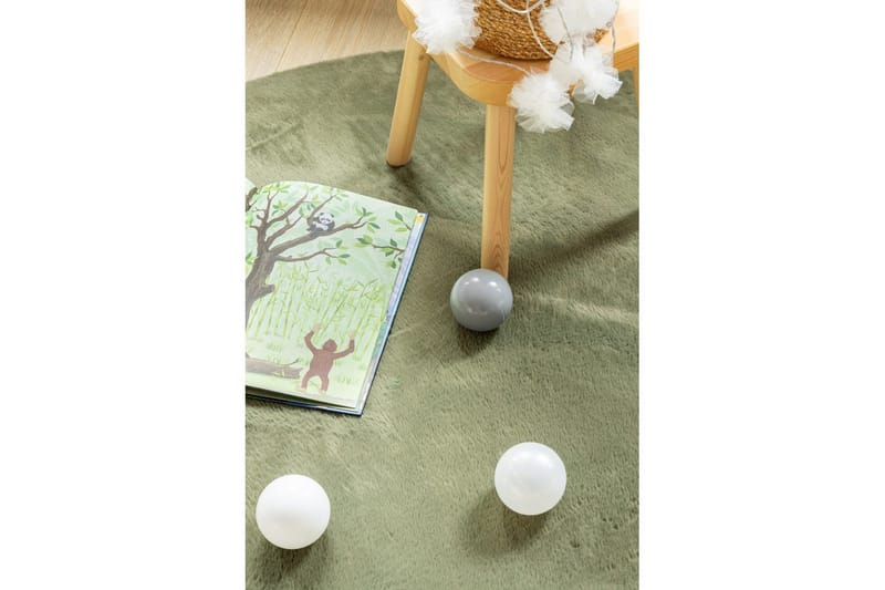 Relax Ryijymatto Rund 120 cm - Beige - Kodintekstiilit & matot - Matto - Moderni matto - Nukkamatto