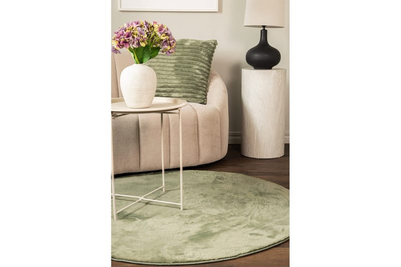 Relax Ryijymatto Rund 120 cm - Beige - Kodintekstiilit & matot - Matto - Moderni matto - Nukkamatto