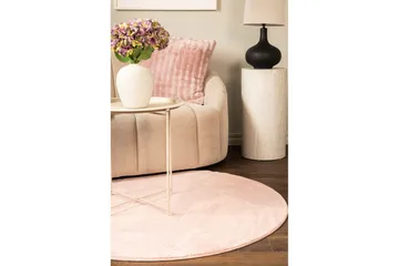 Relax Ryijymatto Rund 120 cm - Beige - Kodintekstiilit & matot - Matto - Moderni matto - Nukkamatto