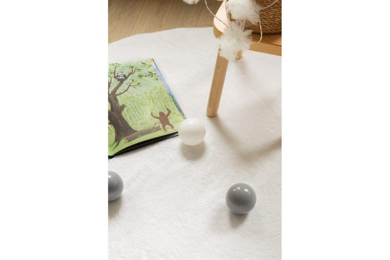 Relax Ryijymatto Rund 120 cm - Beige - Kodintekstiilit & matot - Matto - Moderni matto - Nukkamatto