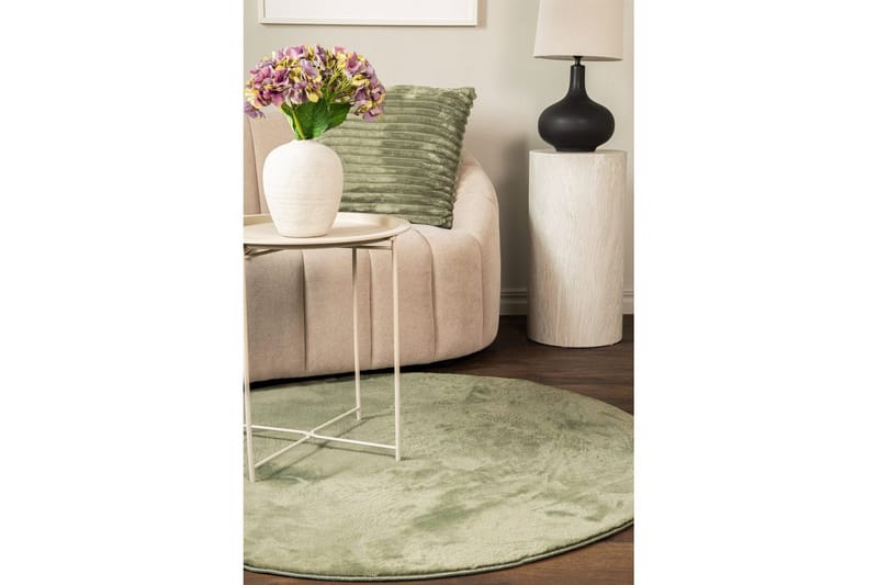 Relax Ryijymatto Rund 120 cm - Beige - Kodintekstiilit & matot - Matto - Moderni matto - Nukkamatto