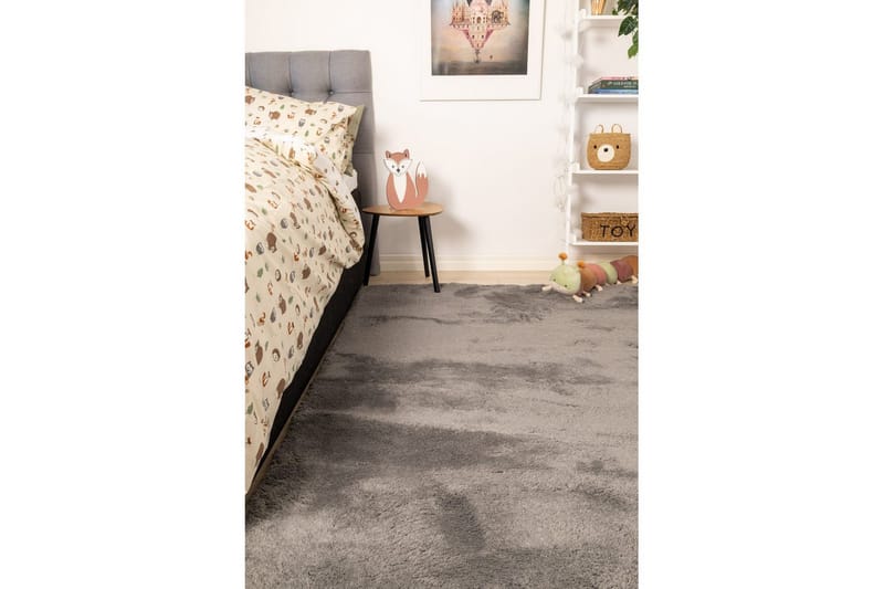 Ryamato Royal Deluxe - 140x200 cm, Harmaa - Kodintekstiilit & matot - Matto - Moderni matto - Nukkamatto