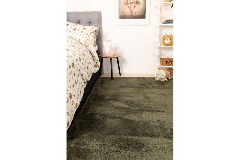 Ryamato Royal Deluxe - 140x200 cm, Smaragdinvihreä - Kodintekstiilit & matot - Matto - Moderni matto - Nukkamatto