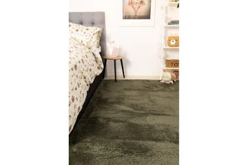 Ryamato Royal Deluxe - 140x200 cm, Smaragdinvihreä - Kodintekstiilit & matot - Matto - Moderni matto - Nukkamatto