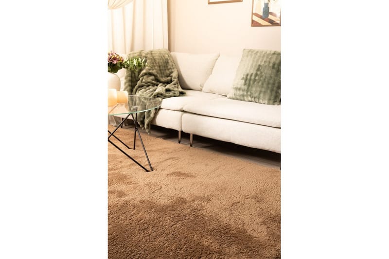 Ryamato Royal Deluxe - 200x290 cm, Mokka - Kodintekstiilit & matot - Matto - Moderni matto - Nukkamatto