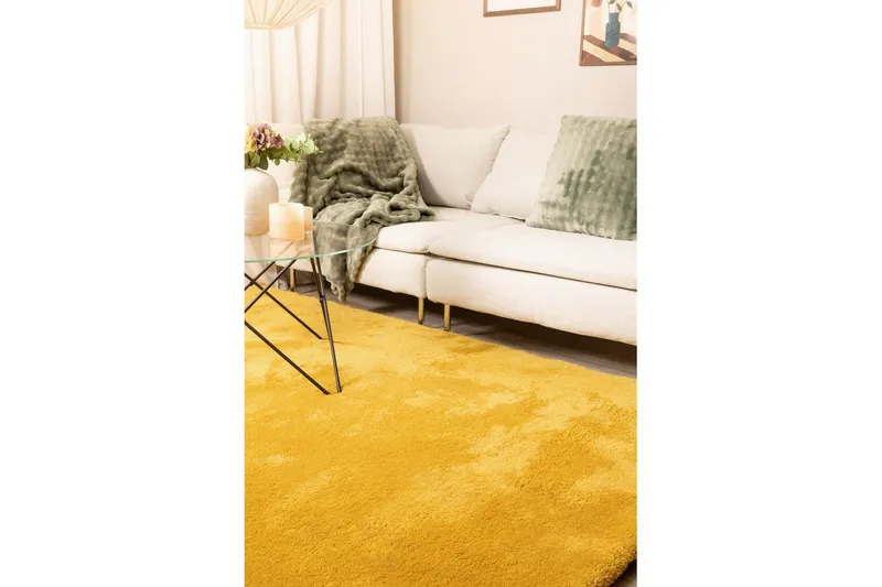Ryamato Royal Deluxe - 230x330 cm, Keltainen - Kodintekstiilit & matot - Matto - Moderni matto - Nukkamatto