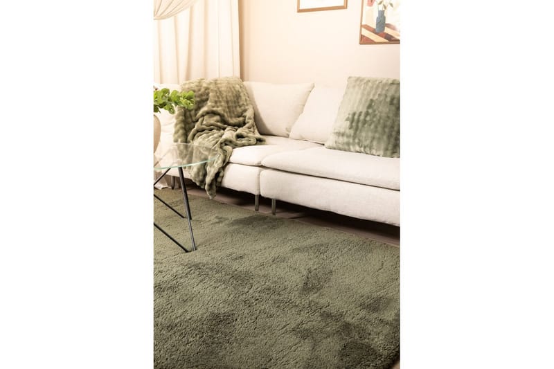 Ryamato Royal Deluxe - 230x330 cm, Smaragdinvihreä - Kodintekstiilit & matot - Matto - Moderni matto - Nukkamatto