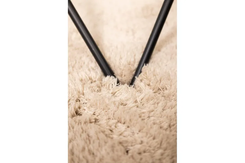 Ryamato Royal Deluxe Pyöreä - 160x160 cm, Greige - Kodintekstiilit & matot - Matto - Moderni matto - Nukkamatto