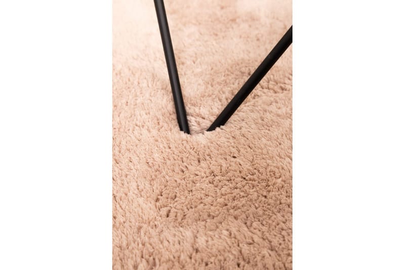 Ryamato Royal Deluxe Pyöreä - 160x160 cm, Pölyinen vaaleanpunainen - Kodintekstiilit & matot - Matto - Moderni matto - Nukkamatto