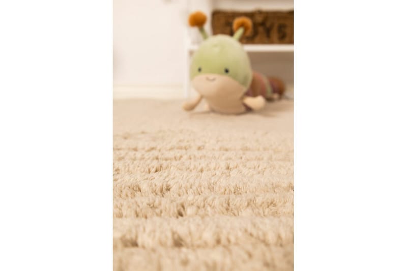 Ryamato Royal Deluxe Pyöreä - 160x160 cm, Luonto - Kodintekstiilit & matot - Matto - Moderni matto - Nukkamatto