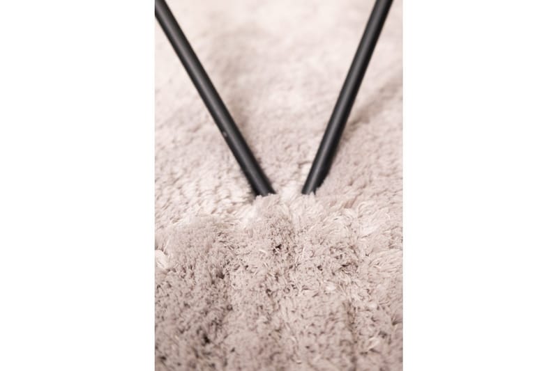 Ryamato Royal Deluxe Pyöreä - 120x120 cm, Hopea - Kodintekstiilit & matot - Matto - Moderni matto - Nukkamatto