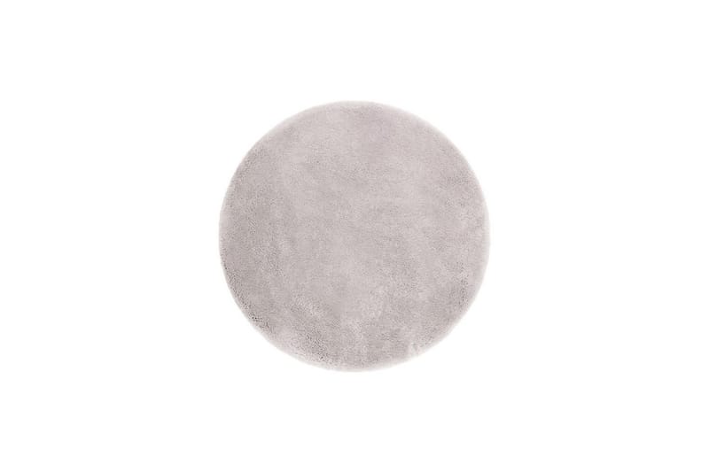 Ryamato Royal Deluxe Pyöreä - 160x160 cm, Hopea - Kodintekstiilit & matot - Matto - Moderni matto - Nukkamatto