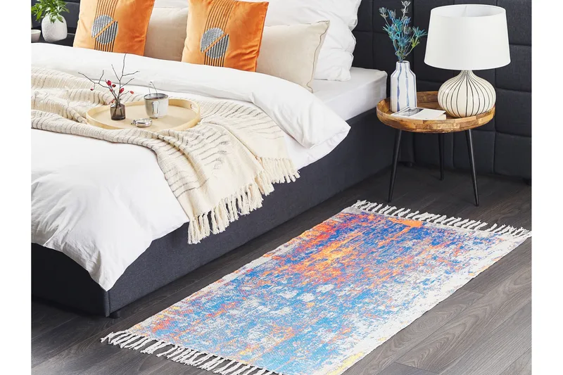 Ryijymatto Acarlar 80x150 cm - Sininen - Kodintekstiilit & matot - Matto - Moderni matto - Wilton-matto