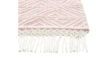 Ryijymatto Adana 160x230 cm - Vaaleanpunainen - Kodintekstiilit & matot - Matto - Moderni matto - Villamatto