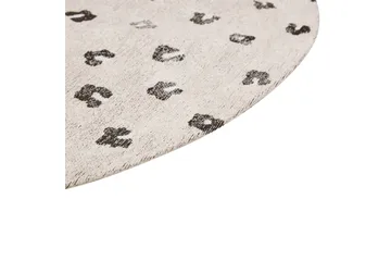 Ryijymatto Afis 140 cm Pyöreä - Beige - Kodintekstiilit & matot - Matto - Moderni matto - Puuvillamatto