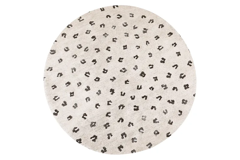 Ryijymatto Afis 140 cm Pyöreä, Beige