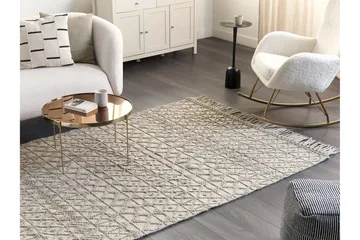 Ryijymatto Alucra 160x230 cm - Beige - Kodintekstiilit & matot - Matto - Moderni matto - Villamatto