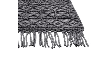 Ryijymatto Alucra 160x230 cm - Musta - Kodintekstiilit & matot - Matto - Moderni matto - Villamatto