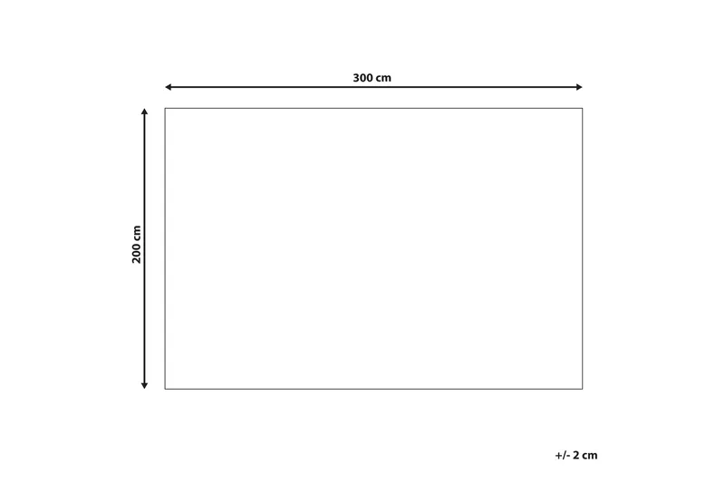 Ryijymatto Anadag 200x300 cm - Beige - Kodintekstiilit & matot - Matto - Moderni matto - Puuvillamatto