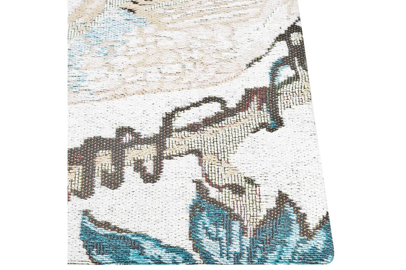 Ryijymatto Ariha 140x200 cm - Sininen - Kodintekstiilit & matot - Matto - Moderni matto - Nukkamatto