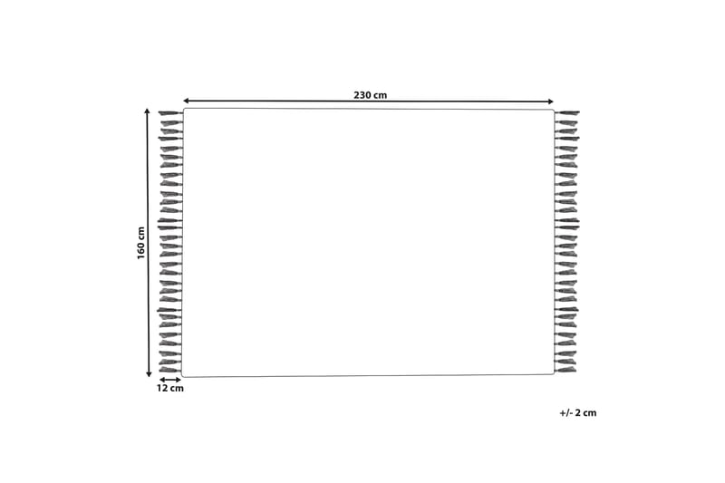 Ryijymatto Bademli 160x230 cm - Vihreä - Kodintekstiilit & matot - Matto - Moderni matto - Nukkamatto