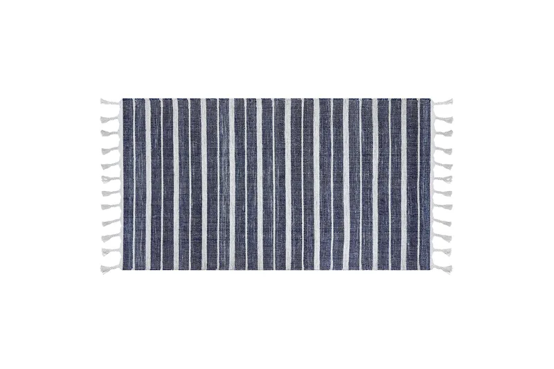 Ryijymatto Bademli 80x150 cm - Sininen - Kodintekstiilit & matot - Matto - Tasokudotut matot