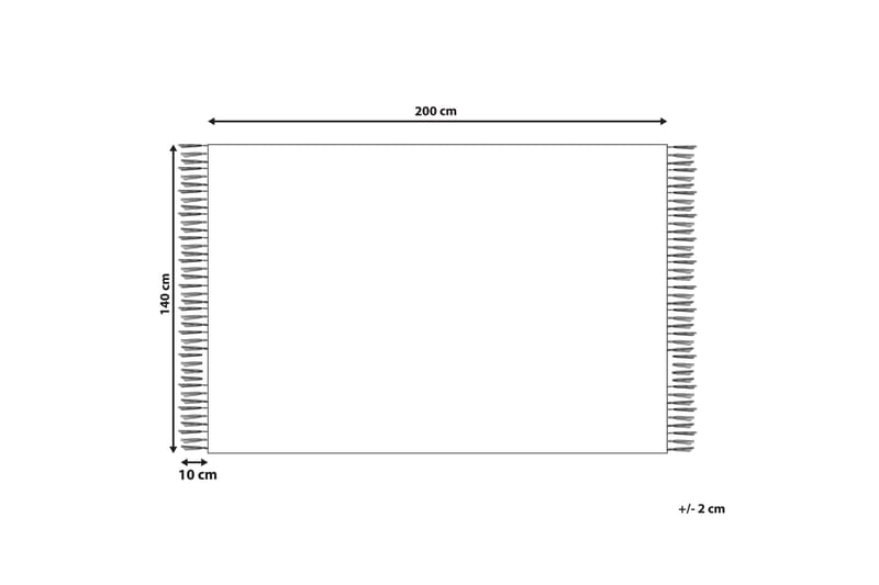 Ryijymatto Bayir 140x200 cm - Beige - Kodintekstiilit & matot - Matto - Moderni matto - Nukkamatto