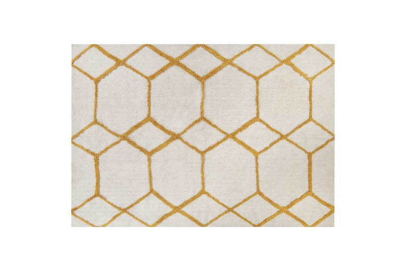 Ryijymatto Beyler 160x230 cm - Musta/Valkoinen - Kodintekstiilit & matot - Matto - Moderni matto - Nukkamatto