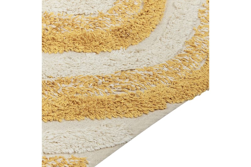 Ryijymatto Bingol 160x230 cm - Keltainen - Kodintekstiilit & matot - Matto - Moderni matto - Nukkamatto