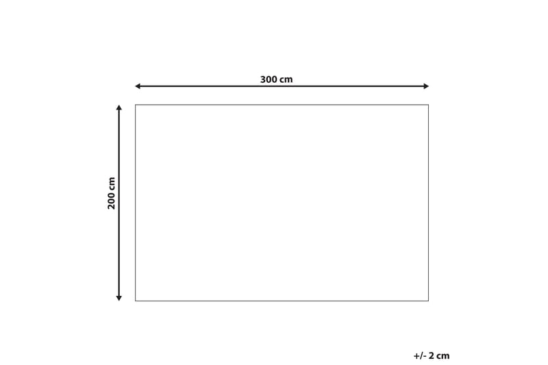 Ryijymatto Binnisz 200x300 cm - Punainen - Kodintekstiilit & matot - Matto - Moderni matto - Nukkamatto