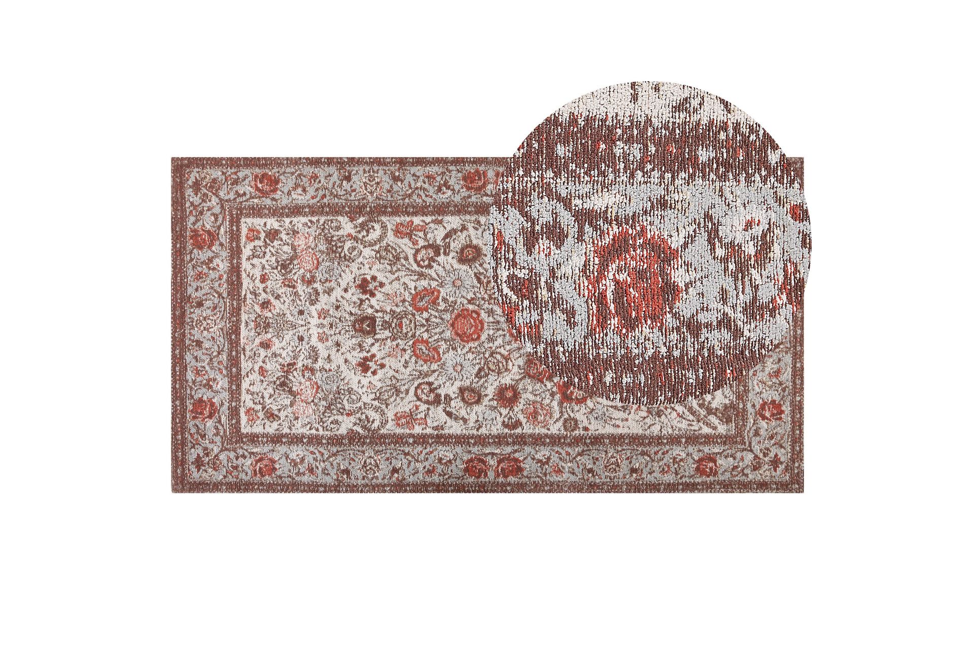 Ryijymatto Binnisz 80x150 cm - Punainen - Kodintekstiilit & matot - Matto - Moderni matto - Nukkamatto