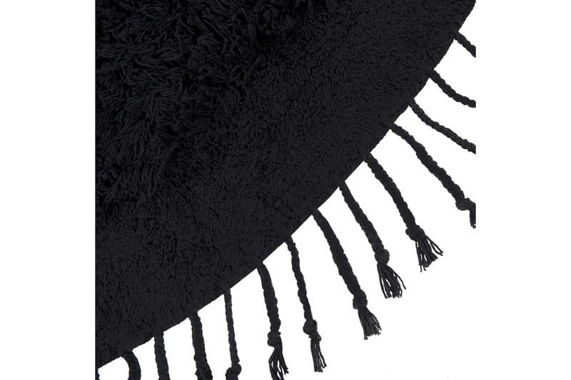 Ryijymatto Bitlis 140 cm Pyöreä - Musta - Kodintekstiilit & matot - Matto - Moderni matto - Nukkamatto