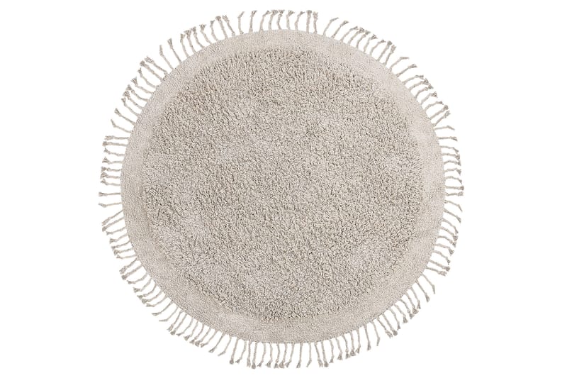 Ryijymatto Bitlis 140 cm Pyöreä - Beige - Kodintekstiilit & matot - Matto - Moderni matto - Nukkamatto