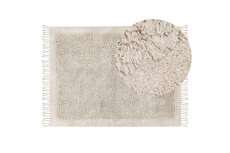 Ryijymatto Bitlis 140x200 cm - Beige - Kodintekstiilit & matot - Matto - Moderni matto - Puuvillamatto