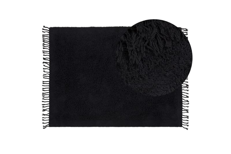 Ryijymatto Bitlis 140x200 cm - Musta - Kodintekstiilit & matot - Matto - Moderni matto - Puuvillamatto