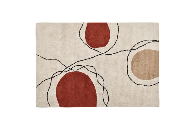 Ryijymatto Bolat 140x200 cm - Beige - Kodintekstiilit & matot - Matto - Moderni matto - Nukkamatto