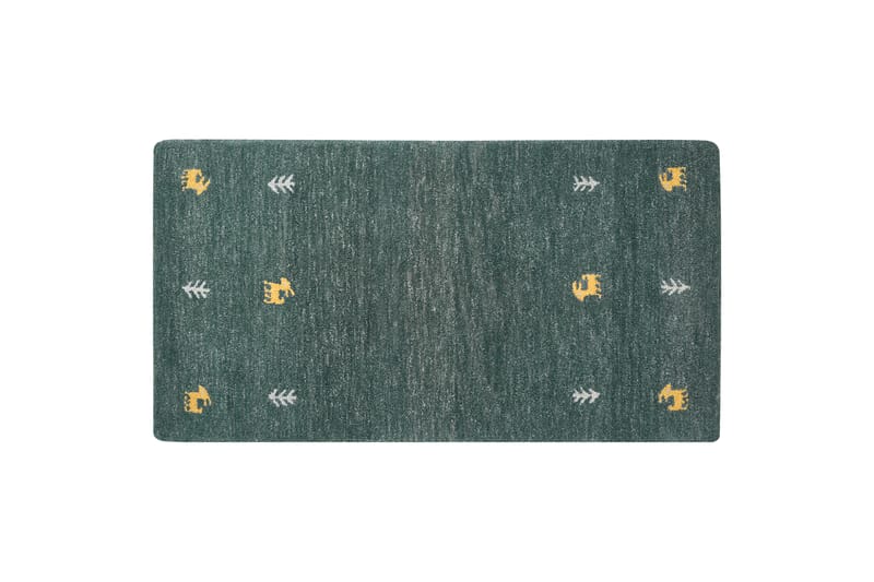 Ryijymatto Calti 80x150 cm - Vihreä - Kodintekstiilit & matot - Matto - Moderni matto - Nukkamatto