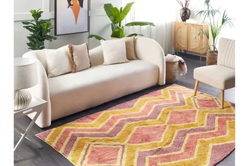 Ryijymatto Canakkale 140x200 cm - Beige - Kodintekstiilit & matot - Matto - Moderni matto - Puuvillamatto
