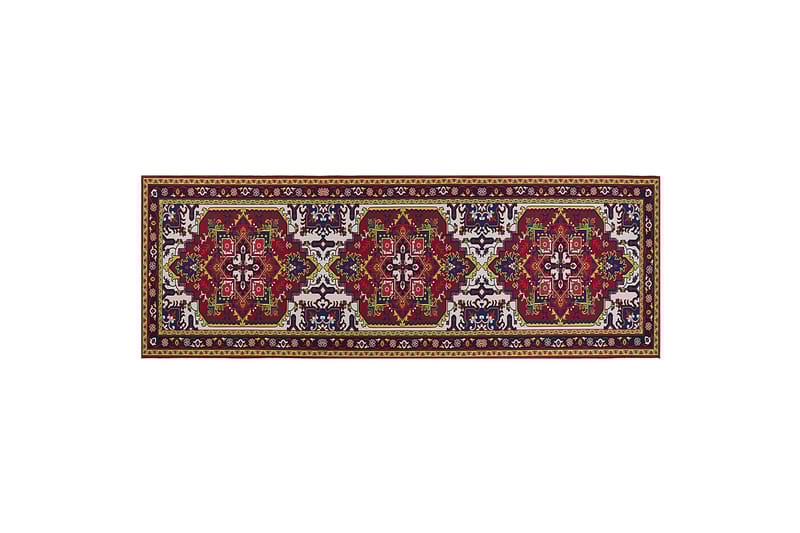 Ryijymatto Colachel 70x200 cm - Punainen - Kodintekstiilit & matot - Matto - Moderni matto - Nukkamatto
