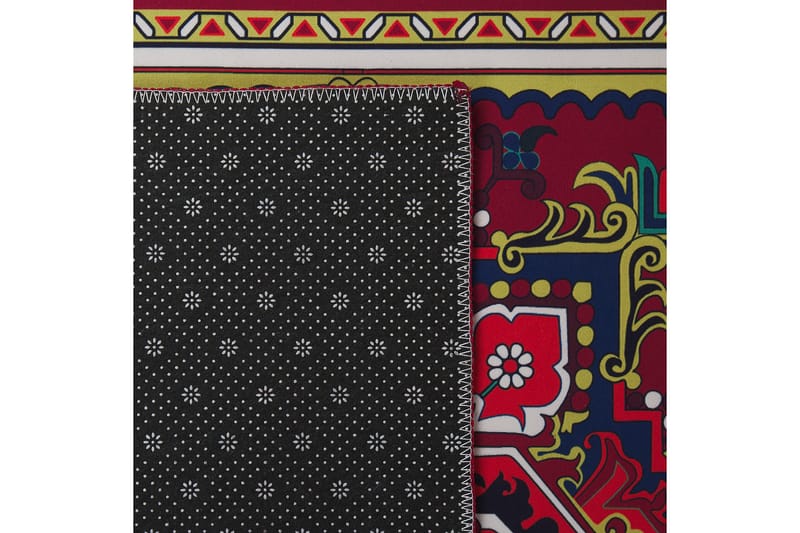 Ryijymatto Colachel 80x240 cm - Punainen - Kodintekstiilit & matot - Matto - Moderni matto - Nukkamatto