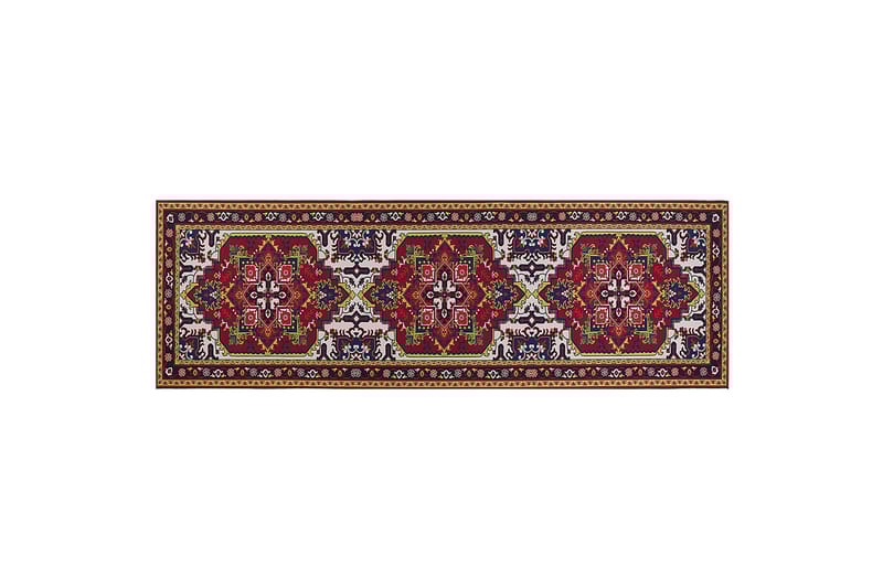 Ryijymatto Colachel 80x240 cm - Punainen - Kodintekstiilit & matot - Matto - Moderni matto - Nukkamatto