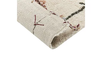 Ryijymatto Corum 140x200 cm - Beige - Kodintekstiilit & matot - Matto - Moderni matto - Puuvillamatto