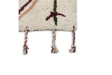 Ryijymatto Corum 140x200 cm - Beige - Kodintekstiilit & matot - Matto - Moderni matto - Puuvillamatto