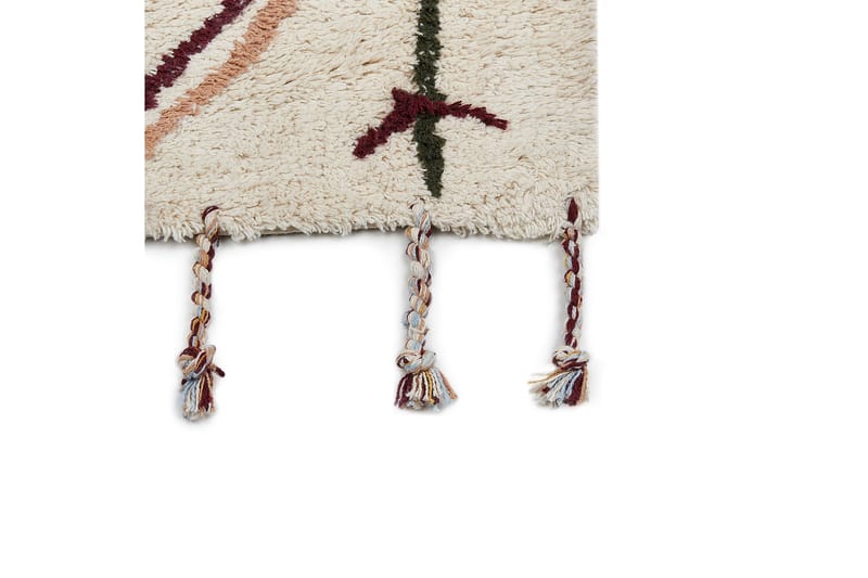 Ryijymatto Corum 140x200 cm - Beige - Kodintekstiilit & matot - Matto - Moderni matto - Puuvillamatto