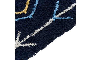 Ryijymatto Corum 140x200 cm - Musta - Kodintekstiilit & matot - Matto - Moderni matto - Puuvillamatto
