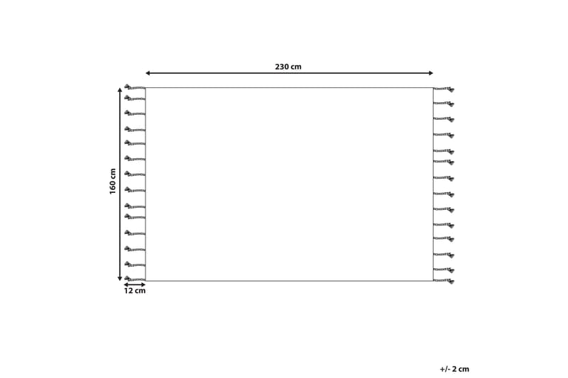 Ryijymatto Corum 160x230 cm - Beige - Kodintekstiilit & matot - Matto - Moderni matto - Puuvillamatto